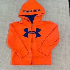 Under Armour Boys Zippered Hoodie Jacket size 4